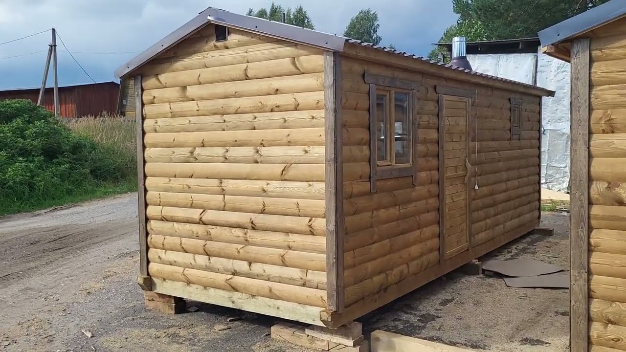 Баня снаружи